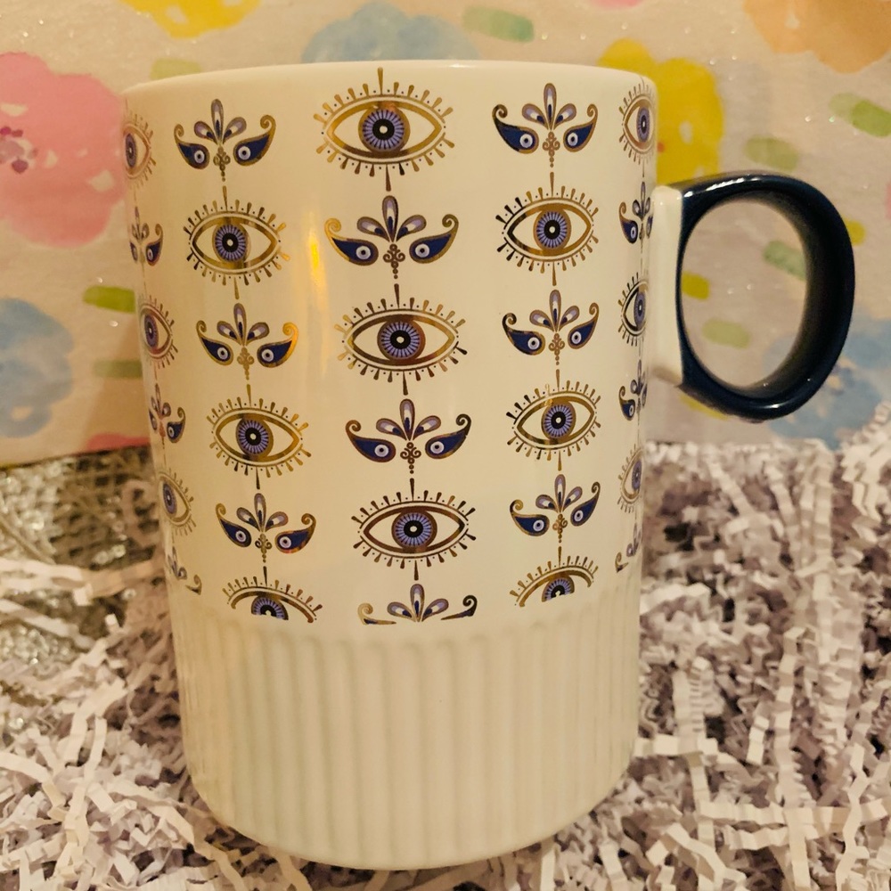 Super Cute Large Size Ceramic Evil Eye Mug